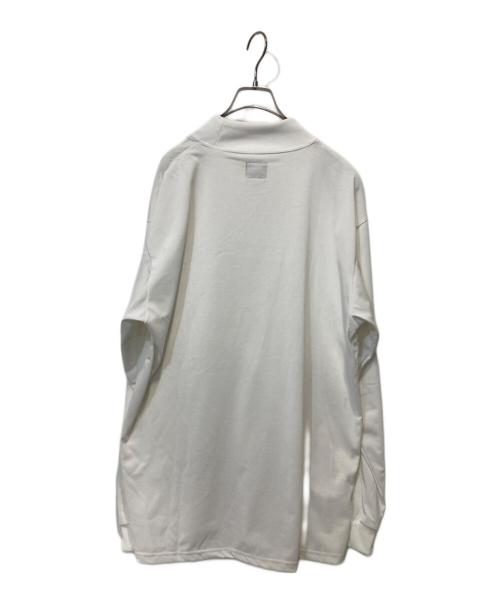 Needles（ニードルズ）Needles (ニードルズ) L/S Mock Neck Tee ホワイト サイズ:Lの古着・服飾アイテム