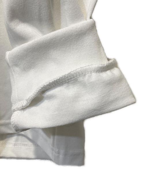 Needles（ニードルズ）Needles (ニードルズ) L/S Mock Neck Tee ホワイト サイズ:Lの古着・服飾アイテム