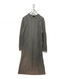 theory（セオリー）の古着「ニットワンピース」｜グレー