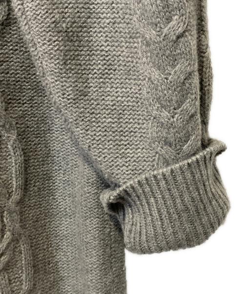 theory（セオリー）theory (セオリー) ニットワンピース グレー サイズ:Sの古着・服飾アイテム