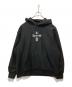 Supreme（シュプリーム）の古着「Cross Box Logo Hooded Sweatshirt」｜ブラック