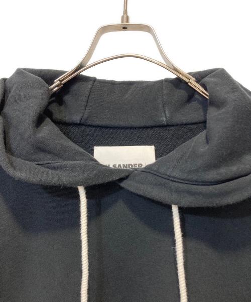 JIL SANDER+（ジルサンダープラス）JIL SANDER+ (ジルサンダープラス) プルオーバーパーカー ブラック サイズ:Mの古着・服飾アイテム