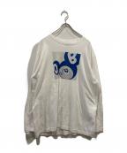 KAIKAI KIKIカイカイキキ）の古着「プリントロングスリーブTシャツ」｜ホワイト