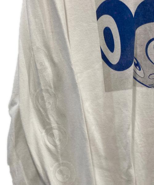 KAIKAI KIKI（カイカイキキ）Kaikai Kiki (カイカイキキ) プリントロングスリーブTシャツ ホワイト サイズ:XLの古着・服飾アイテム