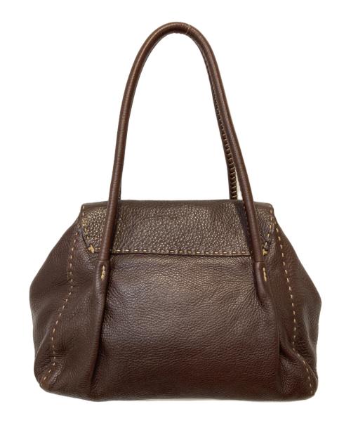 HENRY BEGUELIN（エンリーベグリン）HENRY BEGUELIN (エンリーベグリン) レザーバッグ ブラウンの古着・服飾アイテム