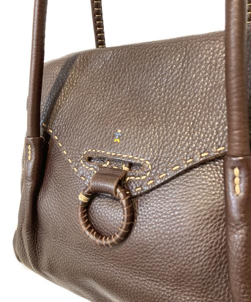 HENRY BEGUELIN（エンリーベグリン）HENRY BEGUELIN (エンリーベグリン) レザーバッグ ブラウンの古着・服飾アイテム