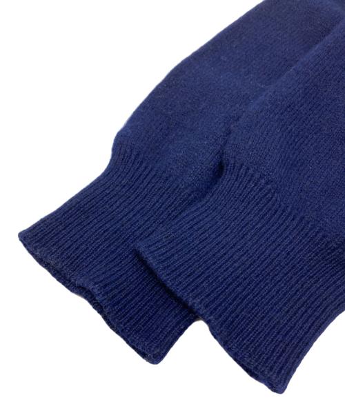 Pringle（プリングル）Pringle (プリングル) カシミヤアーガイルVネックニット ネイビー サイズ:42の古着・服飾アイテム