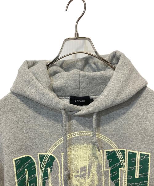 BREATH（ブレス）BREATH (ブレス) BENJAMIN LOGO PULLOVER HOODIE グレー サイズ:Lの古着・服飾アイテム