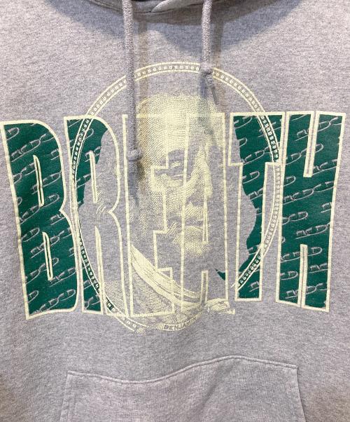 BREATH（ブレス）BREATH (ブレス) BENJAMIN LOGO PULLOVER HOODIE グレー サイズ:Lの古着・服飾アイテム