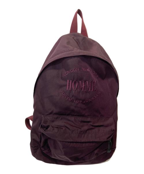 BALENCIAGA（バレンシアガ）BALENCIAGA (バレンシアガ) Explorer Homme Backpack ボルドーの古着・服飾アイテム