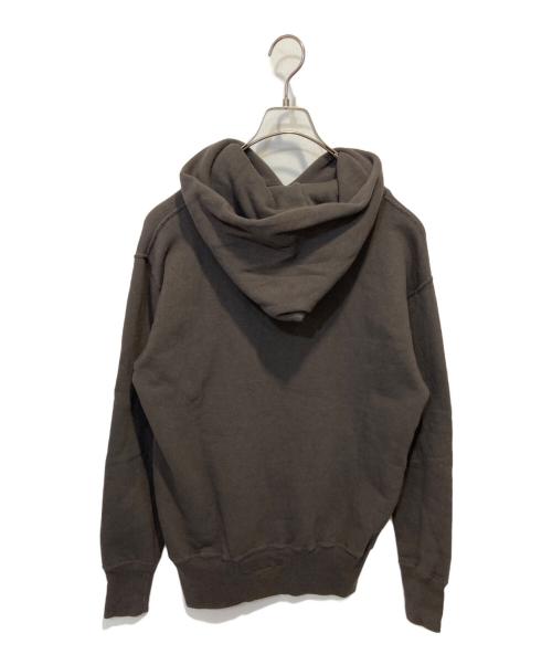 HUMAN MADE（ヒューマンメイド）HUMAN MADE (ヒューマンメイド) プリントロゴフーディー ブラウン サイズ:Mの古着・服飾アイテム