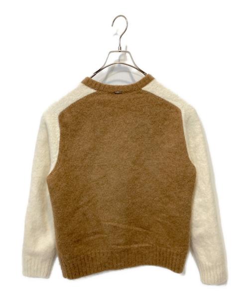 HERNO（ヘルノ）HERNO (ヘルノ) プレーン アルパカ ウール ニット ベージュ サイズ:48の古着・服飾アイテム