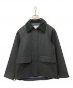 PUBLIC TOKYOパブリックトウキョウ）の古着「Super140s メルトンハンティングブルゾン」｜ブラック