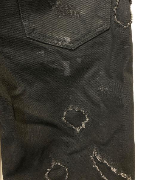 ALYX（アリクス）ALYX (アリクス) ダメージ加工デニムパンツ ブラック サイズ:28の古着・服飾アイテム