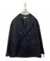 MAISON SPECIAL（メゾンスペシャル）の古着「Wool Mix Smooth Prime-Over Peaked Lapel Double Tailored Jacket」｜ネイビー