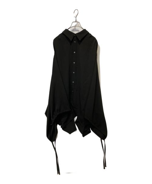 NOT CONVENTIONAL（ノットコンベンショナル）NOT CONVENTIONAL (ノットコンベンショナル) オーバーサイズシャツ ブラック サイズ:FREEの古着・服飾アイテム