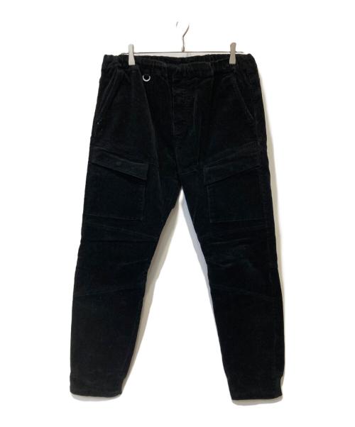 SOPH.（ソフ）SOPH. (ソフネット) STRETCH CORDUROY FRONT POCKET RIBBED CARGO PANTS ブラック サイズ:XLの古着・服飾アイテム