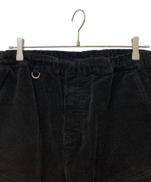 SOPH.（ソフ）SOPH. (ソフネット) STRETCH CORDUROY FRONT POCKET RIBBED CARGO PANTS ブラック サイズ:XLの古着・服飾アイテム