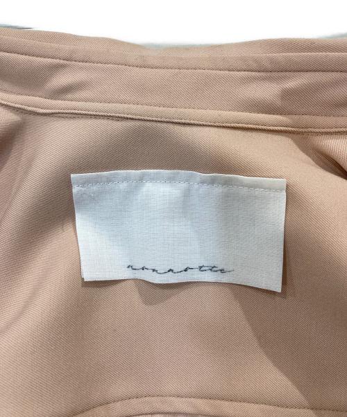 nonnotte（ノノット）nonnotte (ノノット) バックサテンギャバジン コーチジャケット ベージュ サイズ:4の古着・服飾アイテム