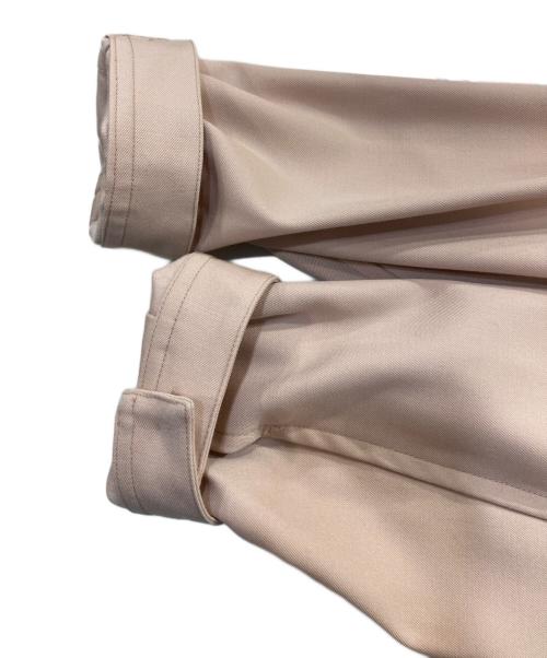 nonnotte（ノノット）nonnotte (ノノット) バックサテンギャバジン コーチジャケット ベージュ サイズ:4の古着・服飾アイテム