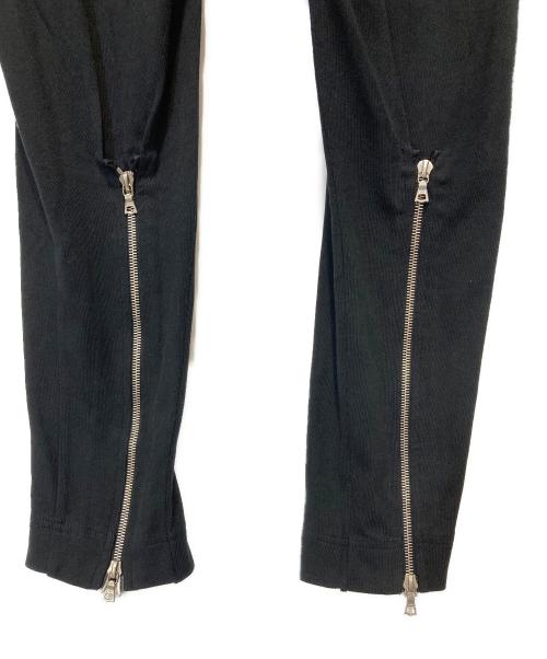 DRIES VAN NOTEN（ドリスヴァンノッテン）DRIES VAN NOTEN (ドリスヴァンノッテン) コットンジップパンツ ブラック サイズ:Mの古着・服飾アイテム