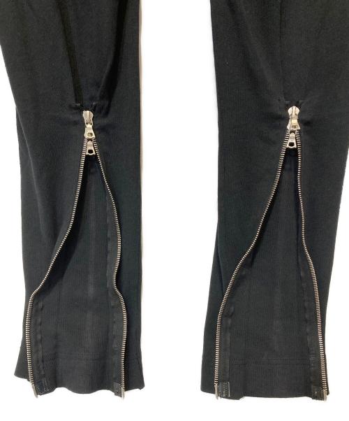 DRIES VAN NOTEN（ドリスヴァンノッテン）DRIES VAN NOTEN (ドリスヴァンノッテン) コットンジップパンツ ブラック サイズ:Mの古着・服飾アイテム