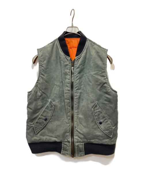 古着（フルギ）古着 (フルギ) ミリタリーベスト グリーン サイズ:表記不明の古着・服飾アイテム