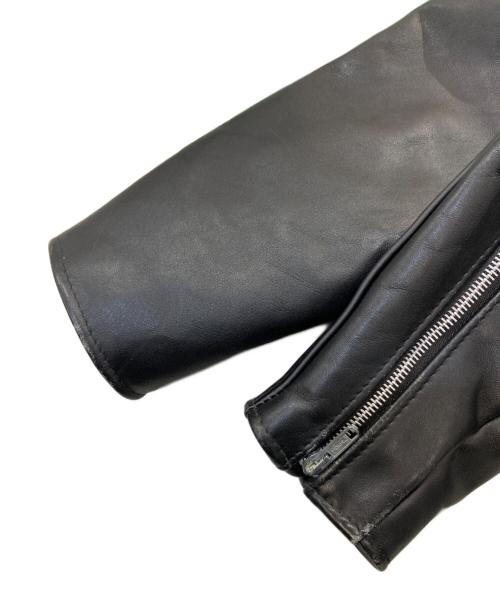 Schott（ショット）Schott (ショット) ダブルライダースジャケット ブラック サイズ:42の古着・服飾アイテム