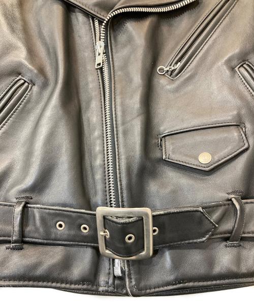 Schott（ショット）Schott (ショット) ダブルライダースジャケット ブラック サイズ:42の古着・服飾アイテム