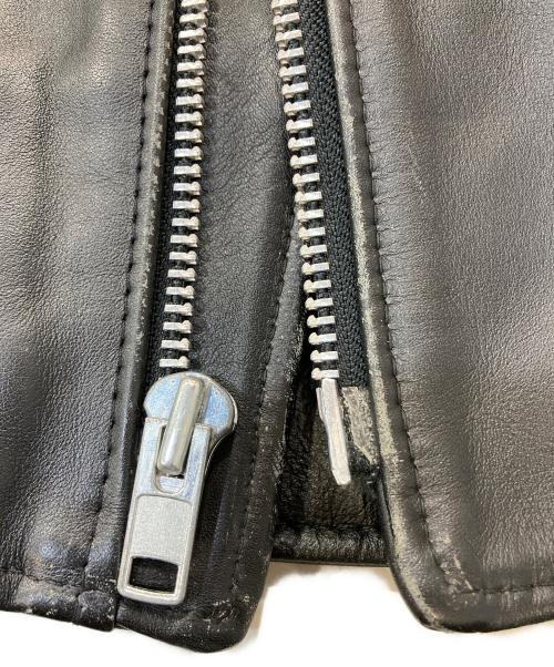 Schott（ショット）Schott (ショット) ダブルライダースジャケット ブラック サイズ:42の古着・服飾アイテム