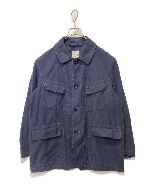 sage de cret（ｻｰｼﾞｭﾃﾞｸﾚ）sage de cret (サージュデクレ) ワークジャケット ネイビー サイズ:Sの古着・服飾アイテム