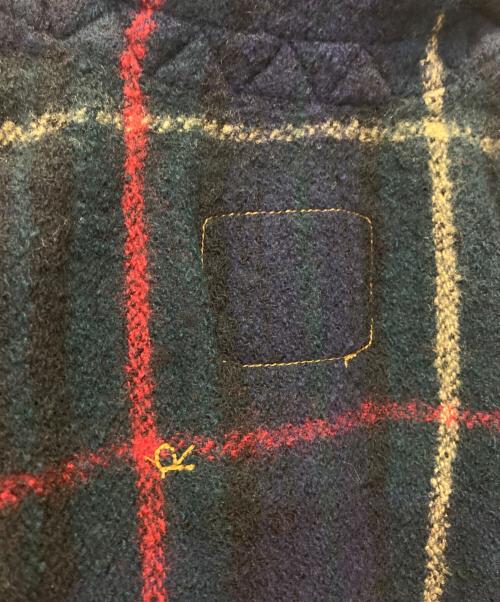 45R（フォーティファイブ・アール）45R (フォーティファイブ・アール) ウールチェックジャケット ネイビー サイズ:3の古着・服飾アイテム