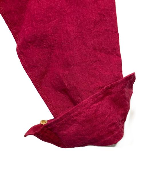 45R（フォーティファイブ・アール）45R (フォーティファイブ・アール) リネンシャツ ショッキングピンク サイズ:03の古着・服飾アイテム