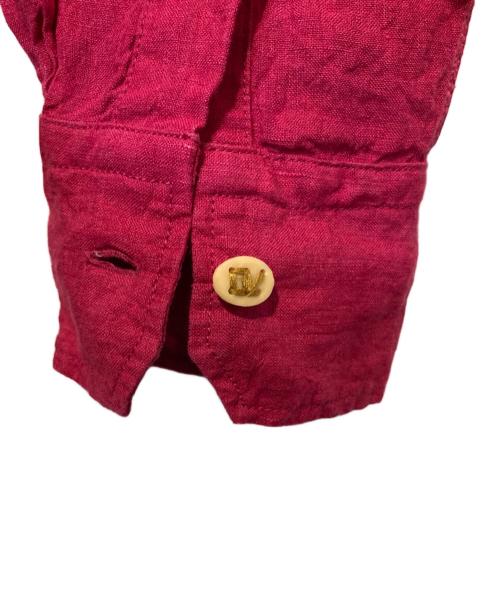 45R（フォーティファイブ・アール）45R (フォーティファイブ・アール) リネンシャツ ショッキングピンク サイズ:03の古着・服飾アイテム