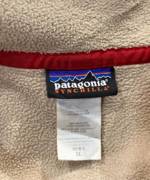 Patagonia（パタゴニア）Patagonia (パタゴニア) シンチラスナップジャケット ベージュ サイズ:XLの古着・服飾アイテム