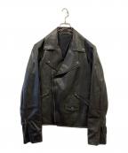 1945 C・Aイチキュウヨンゴシーエー）の古着「ダブルライダースジャケット」｜ブラック