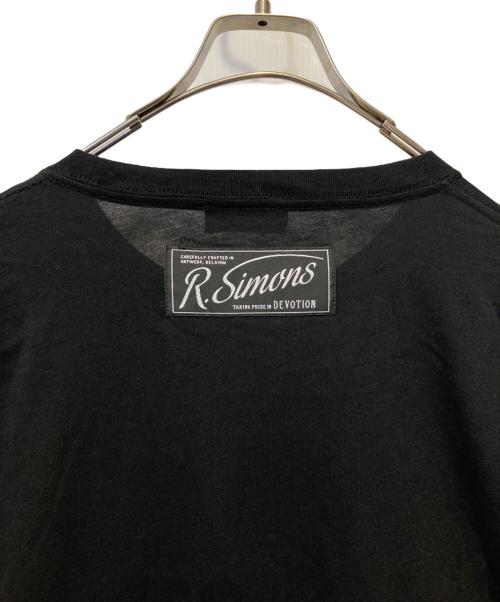 RAF SIMONS（ラフシモンズ）RAF SIMONS (ラフシモンズ) オーバーサイズプリンテッドホールズTシャツ ブラック サイズ:Mの古着・服飾アイテム