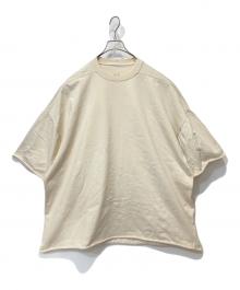 RICK OWENS（リックオウエンス）の古着「Tommy Heavy Oversized Tee」｜ホワイト