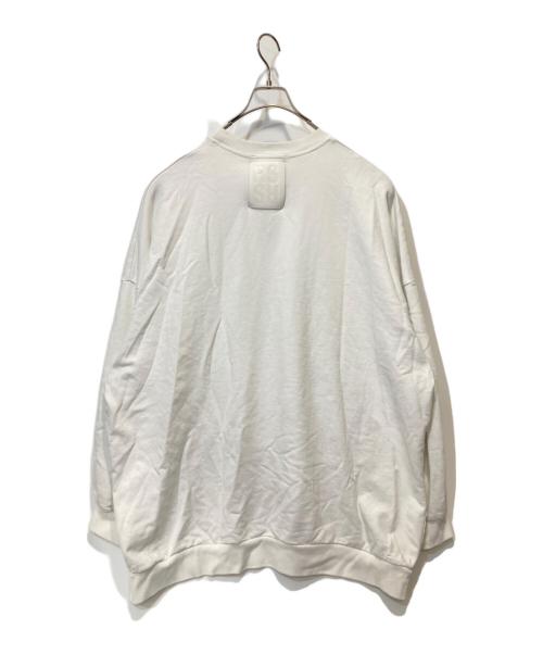RAF SIMONS（ラフシモンズ）RAF SIMONS (ラフシモンズ) Oversized R Print Crew Neck Sweat ホワイト サイズ:3の古着・服飾アイテム