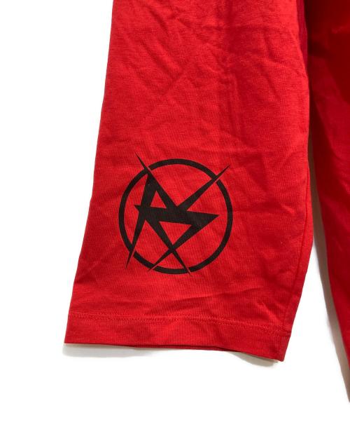RAF SIMONS（ラフシモンズ）RAF SIMONS (ラフシモンズ) FRED PERRY (フレッドペリー) カットソー レッド サイズ:Ｌの古着・服飾アイテム