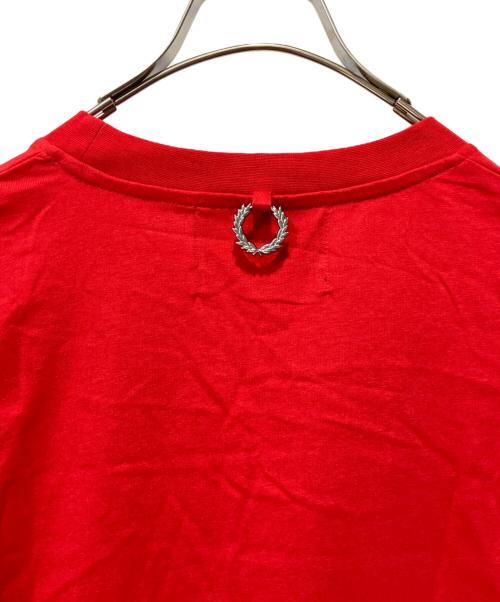 RAF SIMONS（ラフシモンズ）RAF SIMONS (ラフシモンズ) FRED PERRY (フレッドペリー) カットソー レッド サイズ:Ｌの古着・服飾アイテム