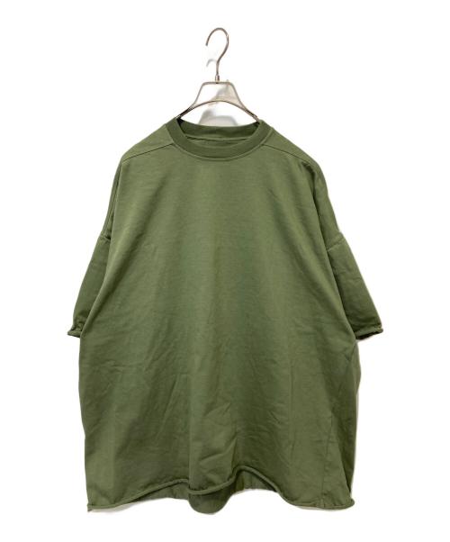 RICK OWENS（リックオウエンス）RICK OWENS (リックオウエンス) TOMMY TEE グリーン サイズ:1の古着・服飾アイテム