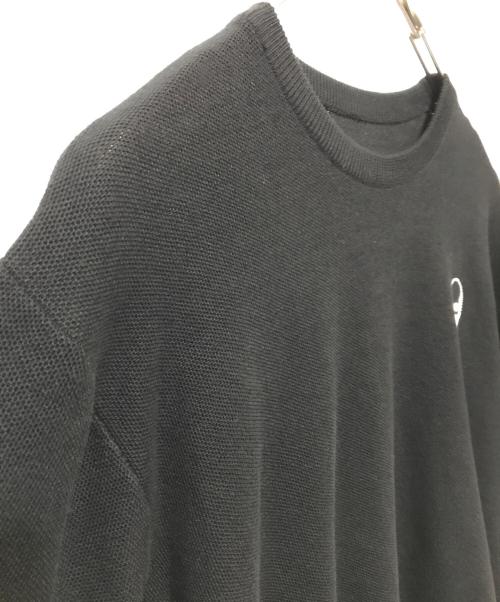 lucien pellat-finet（ルシアン・ペラフィネ）lucien pellat-finet (ルシアン・ペラフィネ) 半袖ニット ブラック サイズ:XXLの古着・服飾アイテム