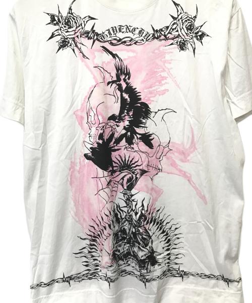 GIVENCHY（ジバンシィ）GIVENCHY (ジバンシィ) Gothic print crewneck ホワイト サイズ:Ｌの古着・服飾アイテム