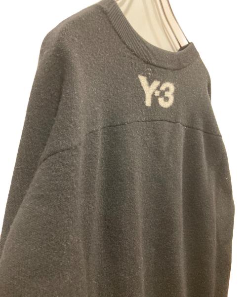 Y-3（ワイスリー）Y-3 (ワイスリー) U KNT STKD SWT ブラック サイズ:Sの古着・服飾アイテム