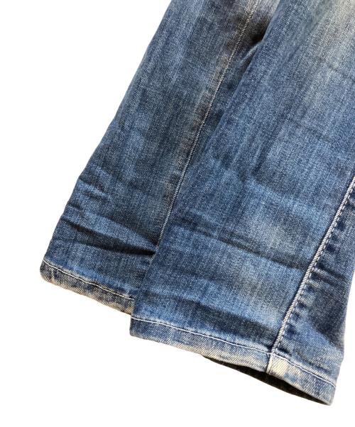 DSQUARED2（ディースクエアード）DSQUARED2 (ディースクエアード) ダメージスキニーパンツ インディゴ サイズ:48の古着・服飾アイテム