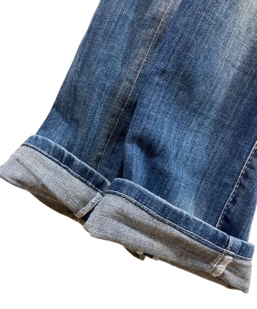 DSQUARED2（ディースクエアード）DSQUARED2 (ディースクエアード) ダメージスキニーパンツ インディゴ サイズ:48の古着・服飾アイテム