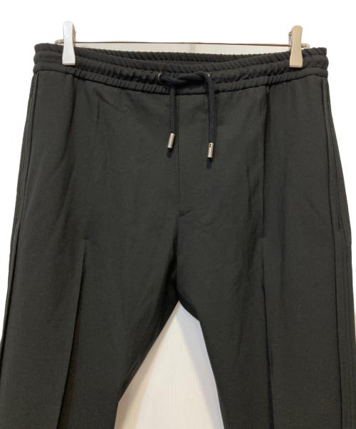 DIESEL Black Gold（ディーゼル ブラック ゴールド）DIESEL BLACK GOLD (ディーゼル ブラック ゴールド) サイドラインパンツ ブラック サイズ:48の古着・服飾アイテム