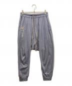 RICK OWENS×Championリックオウエンス×チャンピオン）の古着「サルエルパンツ」｜スカイブルー