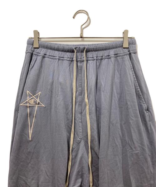 RICK OWENS（リックオウエンス）RICK OWENS (リックオウエンス) Champion (チャンピオン) サルエルパンツ スカイブルー サイズ:Mの古着・服飾アイテム